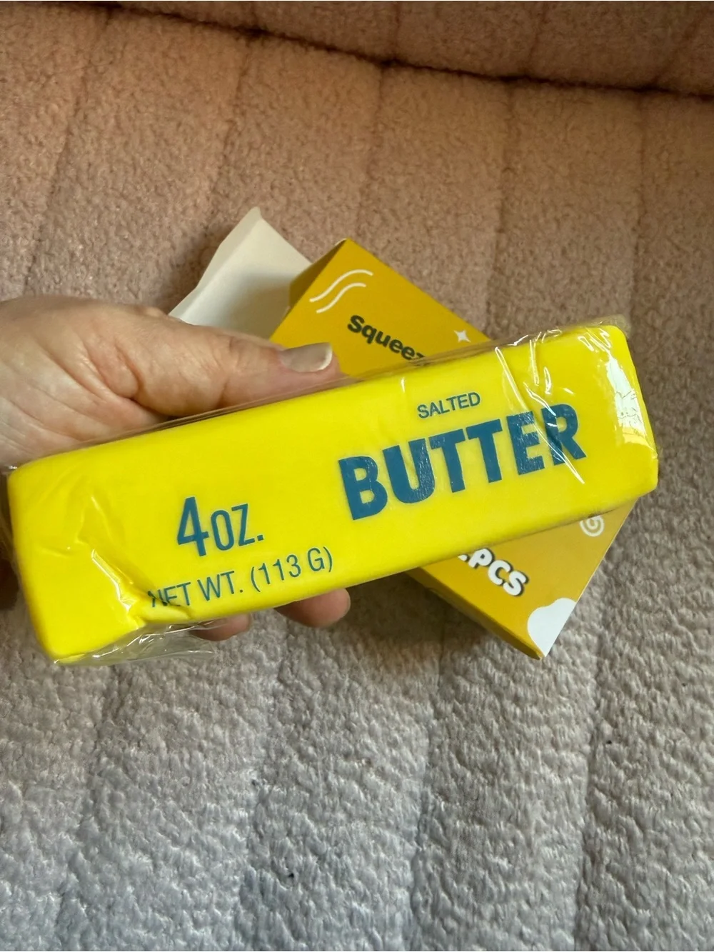 Butter Squishy, Slow Rising Soft Squeeze Toys Set of 2, Cute Butter Squeeze Toy